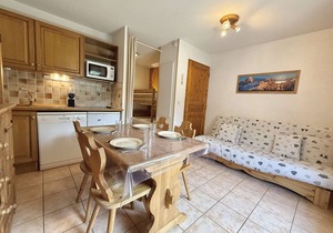 Cozy Studio Cabin in Praz-Sur-Arly - Up to 4 Guests, Near Village Center and Ski Lifts in Praz-sur-Arly