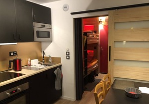 Modern studio centrally located in Auron with Mountain View's. in Saint-Étienne-de-Tinée