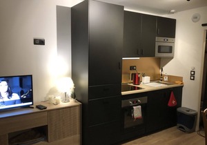 Modern studio centrally located in Auron with Mountain View's. in Saint-Étienne-de-Tinée