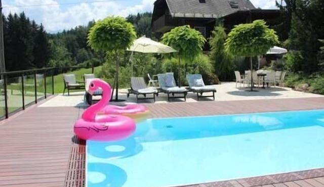 Austrian Luxury Villa | Pool Outdoor Fire Pit in Ebenthal