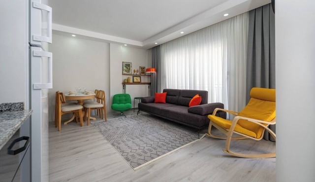 Charming, 2-bedroom apartment with AC WiFi in amazing Antalya in Antalya