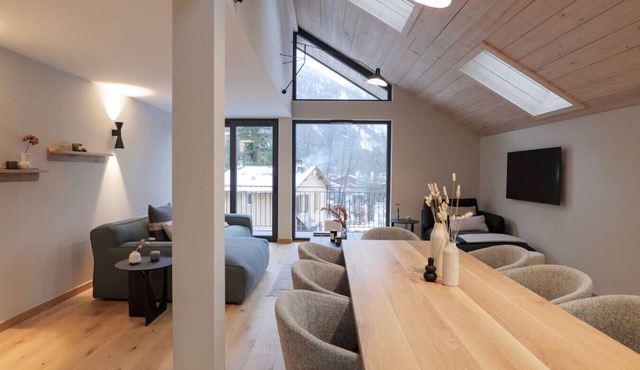Duplex | Very Spacious | Modern | Mont Blanc View in Chamonix-Mont-Blanc