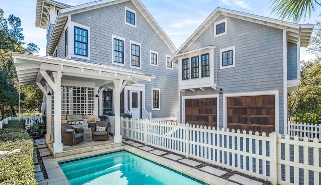 Great for Large Groups. 1 Minute to Beach. Private Heated Pool. Carriage House in Watersound