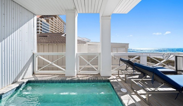 "Joy by the Sea" | Private heatable pool | Beach Front | Family Activities nearby in Panama City Beach