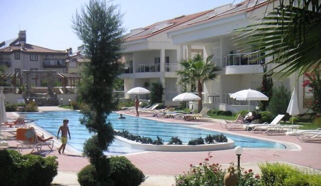 Mirage C 1, ground floor private 2 bed home in popular community in Side Belediyesi