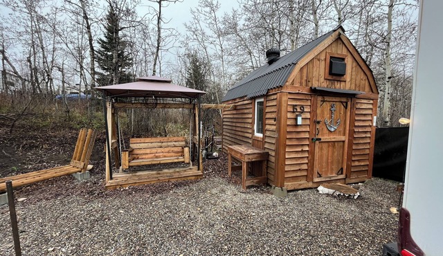 Payne Lake Wilderness Huts - Camper A18 A cozy camper near a quiet lake! in Mountain View