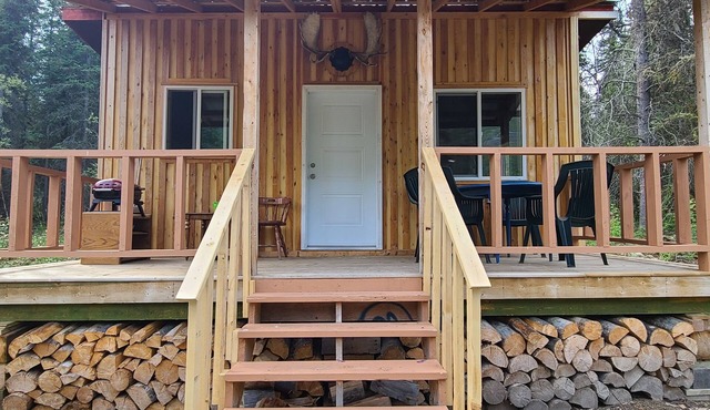 Private lakefront cabin with mountain views in Mount Lorne
