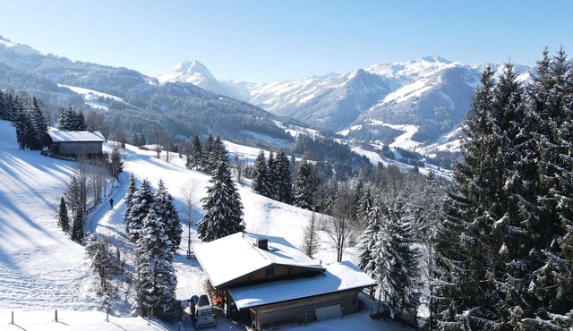 romantic mountain hut in the Kitzbühel Alps for skiing and hiking holidays. in Kirchberg in Tirol