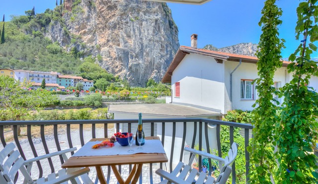 The Rock View with Balcony and Parking, Arco, Italy in Arco