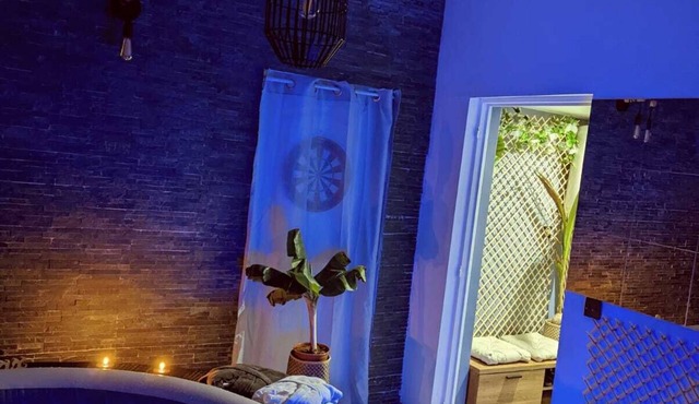 Vintage caravan, private garden, barbecue, jaccuzi, ideal for couple in Saint-Pathus
